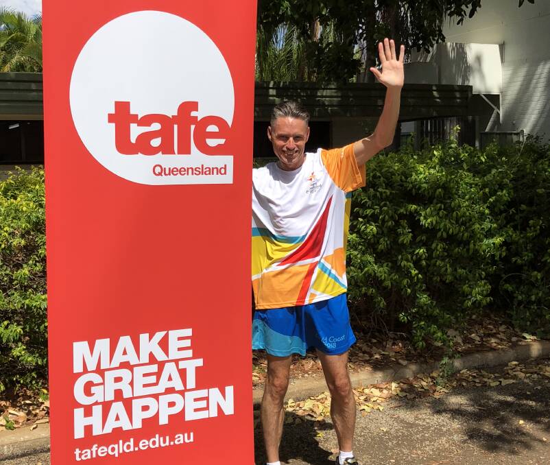 TAFE Queensland's Greg Mitchell will be a Queen's Baton bearer in the Mount Isa relay on March 6.