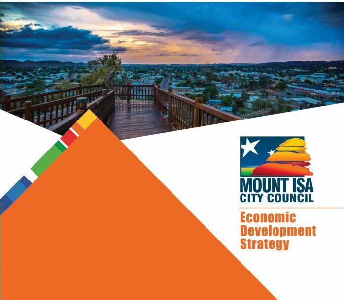 The front page of Mount Isa City Council's Economic Development Strategy.