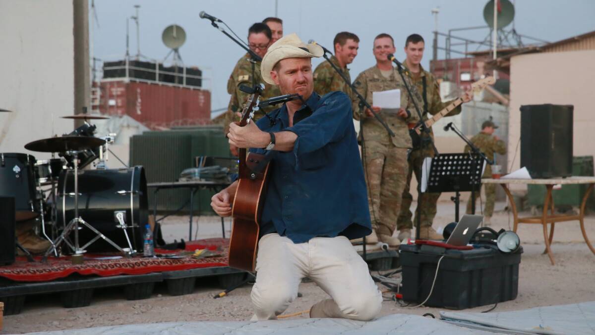URUZGAN MAN: Fred Smith brings his unique stage show to Mount Isa next month. Photo: Australian Defence Force