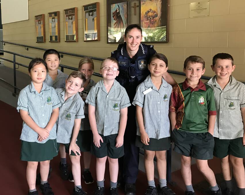 Constable Kelly is adopted by St Joseph’s Catholic School Mount Isa.