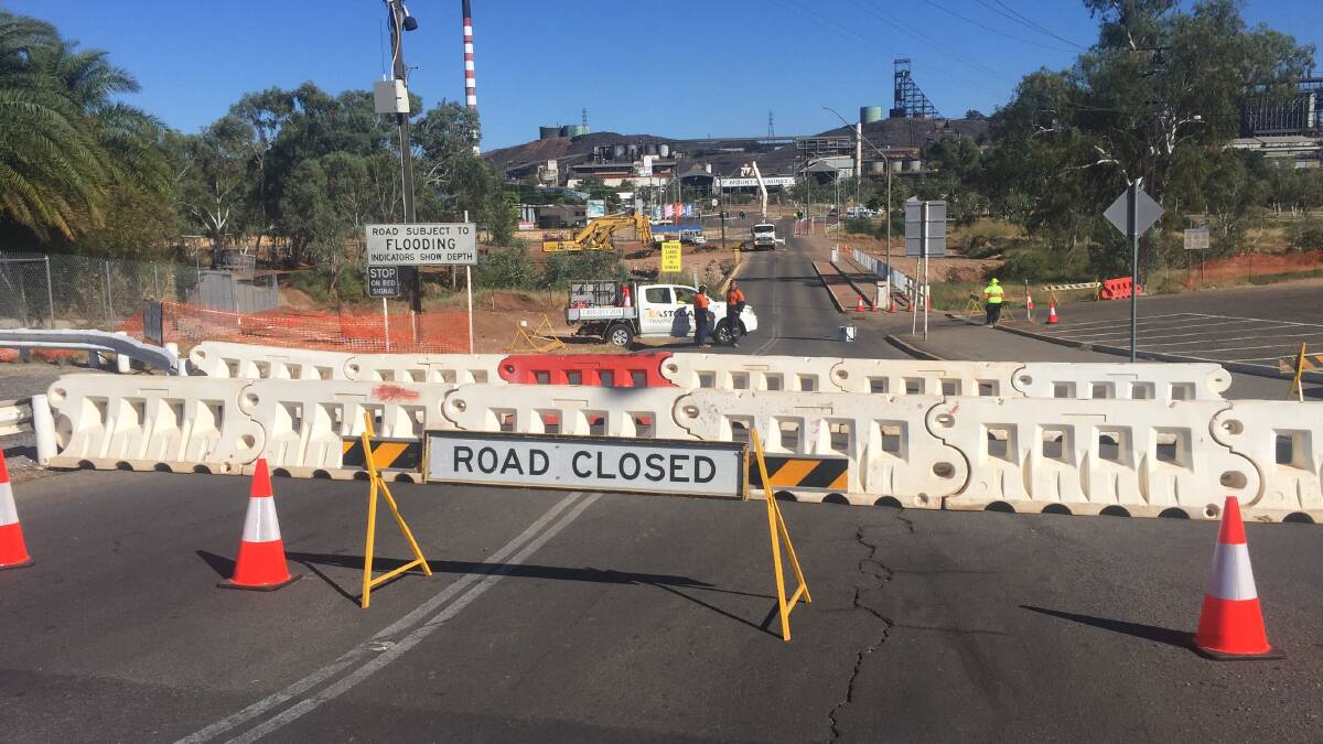 The Isa St Bridge is now closed ahead of its replacement due to complete by November.