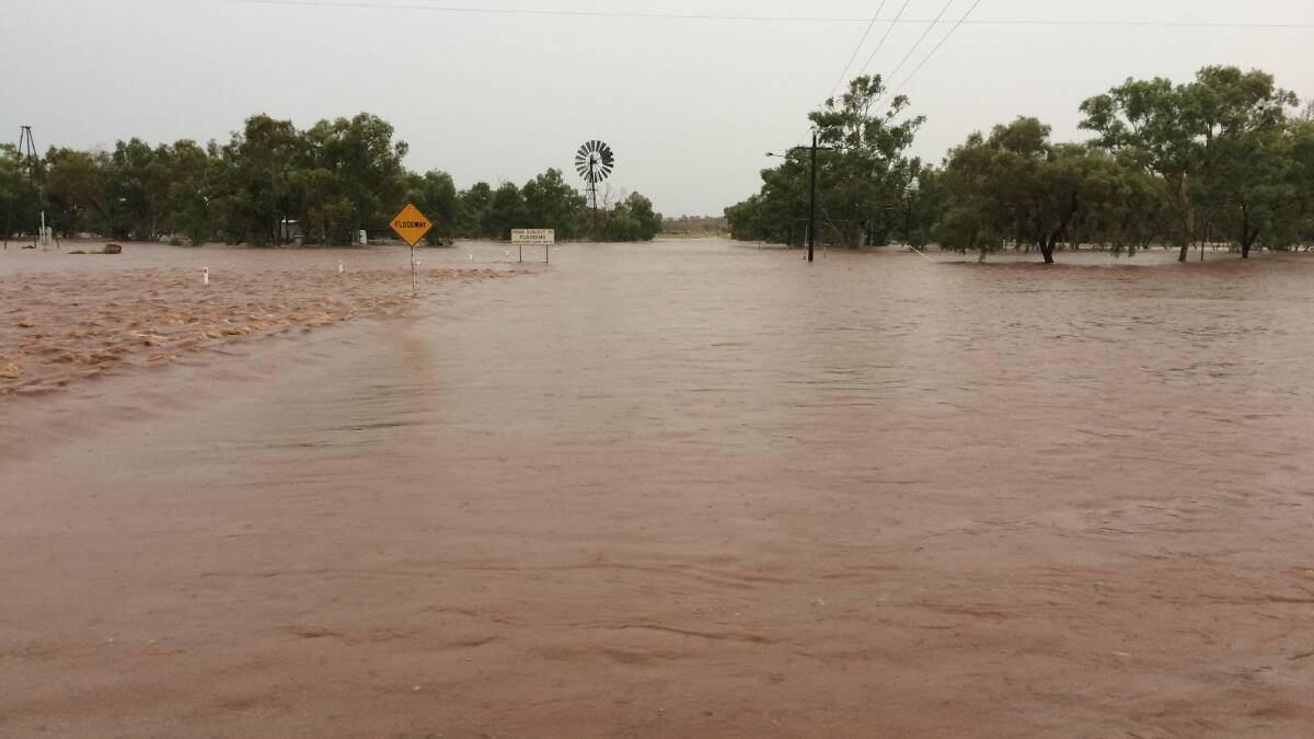 Roads have been closed in Dajarra thanks to flooding in the area.