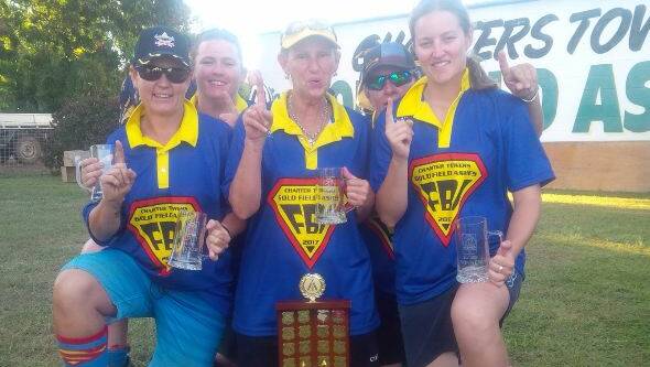 NUMBER ONE: FBI Ladies team from Mount Isa and Townsville won the Ladies Goldfield Ashes in Charters Towers.