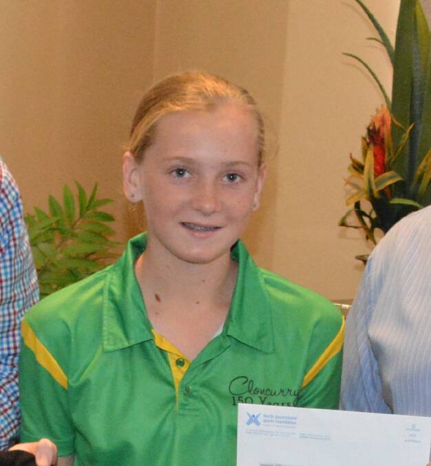 Harleigh O'Brien, 12, has been chosen for the Cloncurry leg of the Commonwealth Games Queen's Baton relay. 