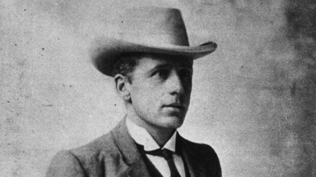 POET: Banjo Paterson penned the song Waltzing Matilda after a visit to the waterhole on Dagworth Station in 1895.