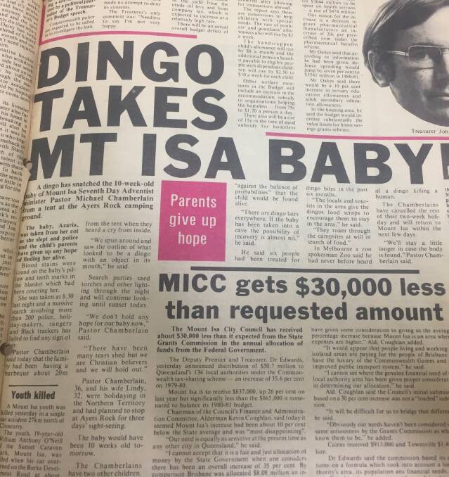 How the North West Star covered the news on Monday, August 18, 1980.