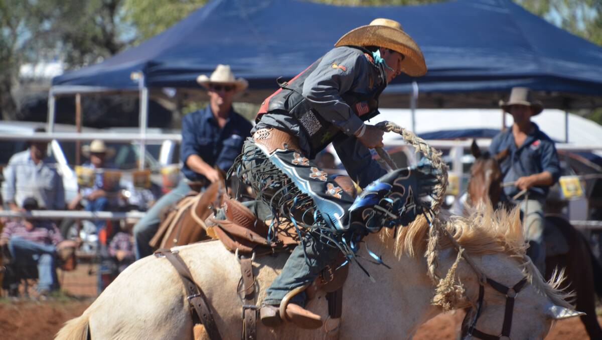 RODEO TIME: The action heats up at Quamby this Saturday when the annual rodeo will pack the local sports grounds. Photo: Derek Barry