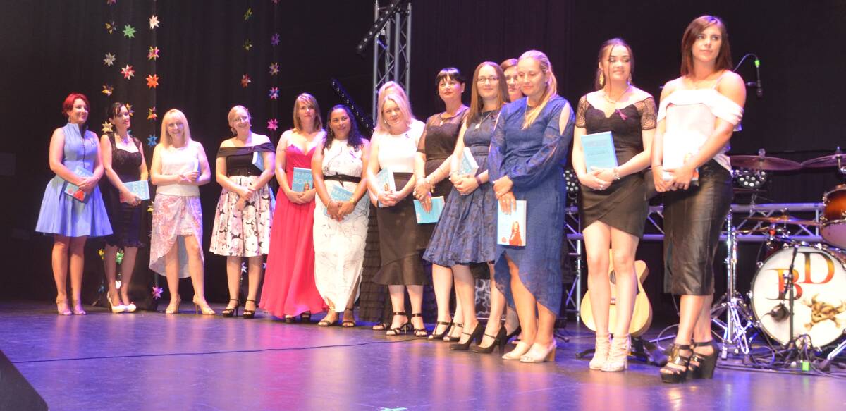 Finalists in the women of achievement award await to hear the name of the winner. Photo: Derek Barry