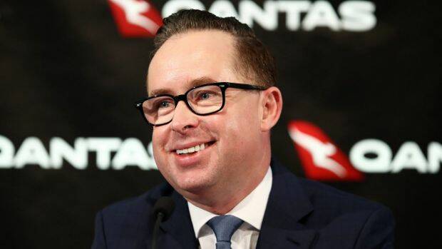 CEO Alan Joyce is confident about future momentum for Qantas though has nothing to say on allegations of price gouging in regional areas.