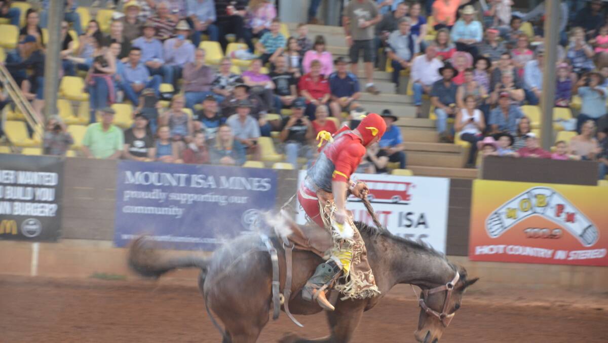 Over 30,000 visitors enjoyed the Mount Isa Rotary Rodeo in 2017.