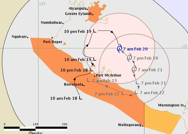 Cyclone Alfred has formed in southwest Gulf of Carpentaria.