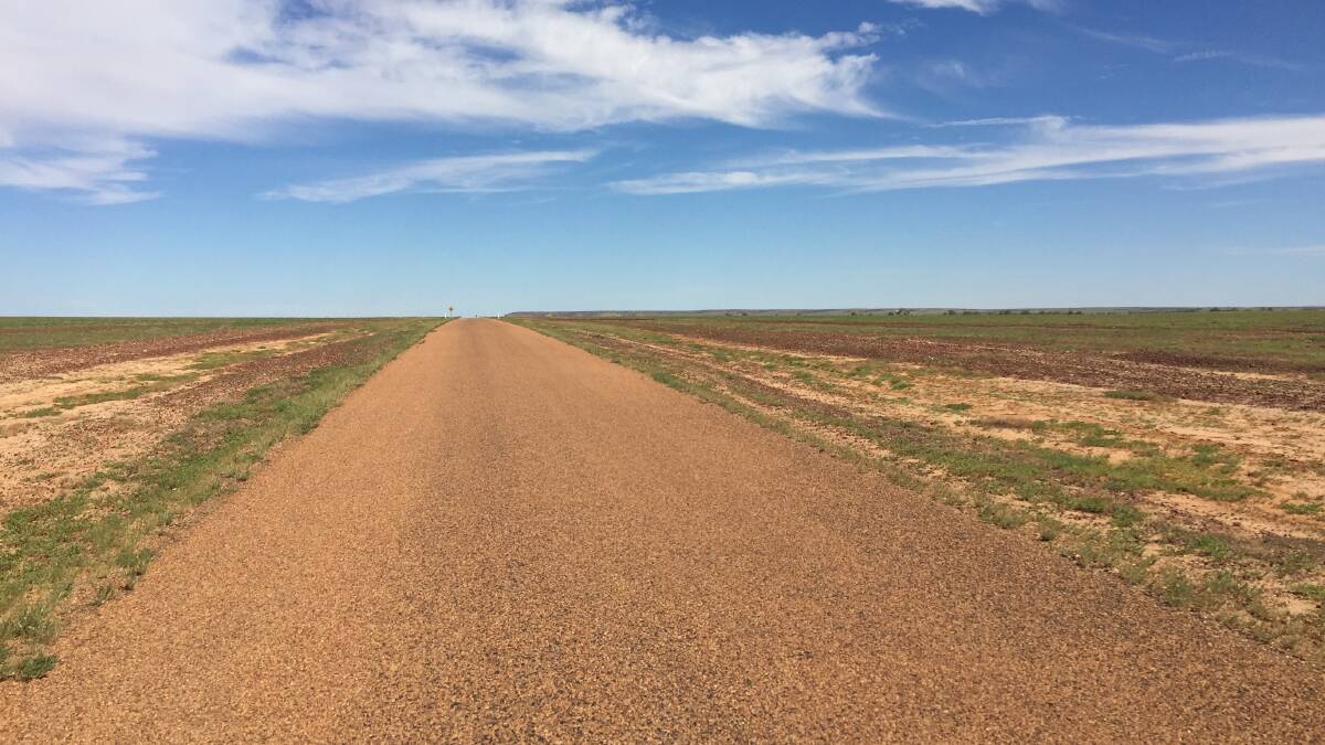 The Diamantina Development Road between Boulia and Bedourie is now fully sealed. Photo: Derek Barry