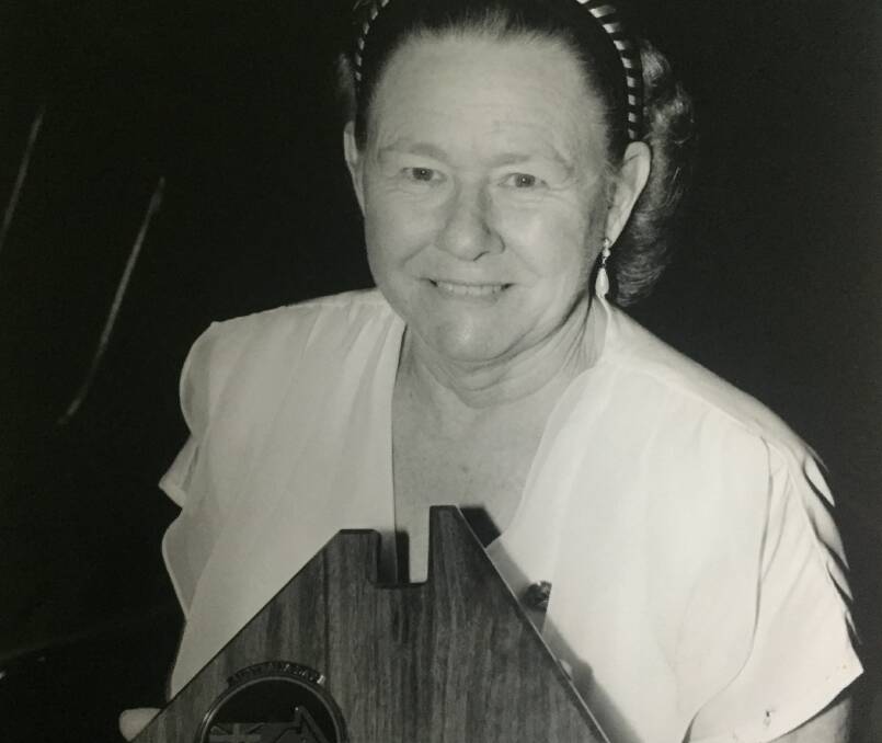 Kathy Swift of the Leukaemia Foundation was named Mount Isa citizen of the year on Australia Day 1993.