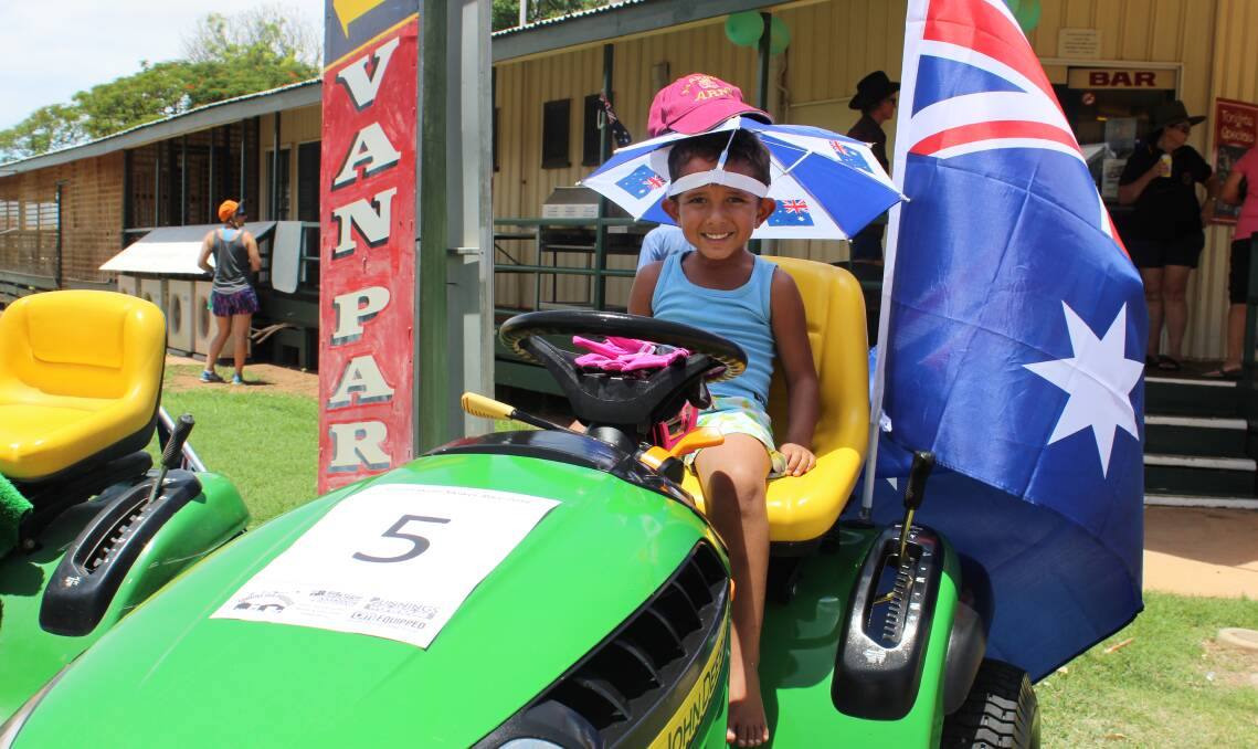 MOWER POWER: The Camooweal lawnmower races are sure to be a highlight of Australia Day in the region.