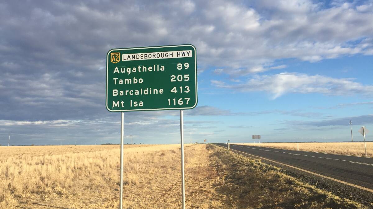 STILL A LONG WAY HOME: Editor Derek Barry snapped this image near Morven on a big drive from Brisbane to Mount Isa on the weekend.