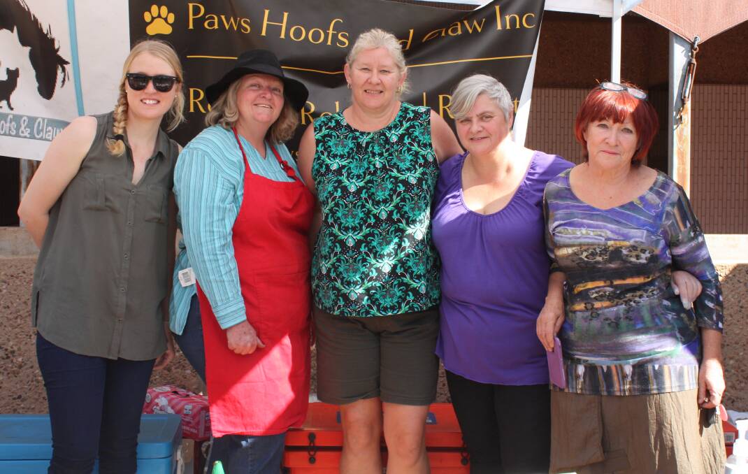 Tamara, Tammy, Paula, Bettina, and Sue from Paws Hoofs and Claws.