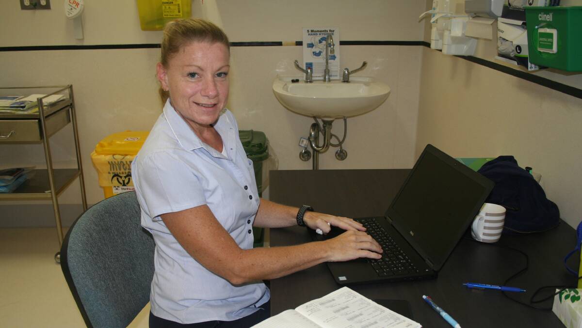 SUCCESSFUL PROGRAM: Normanton Nurse Navigator Jen Greenhorn at work.