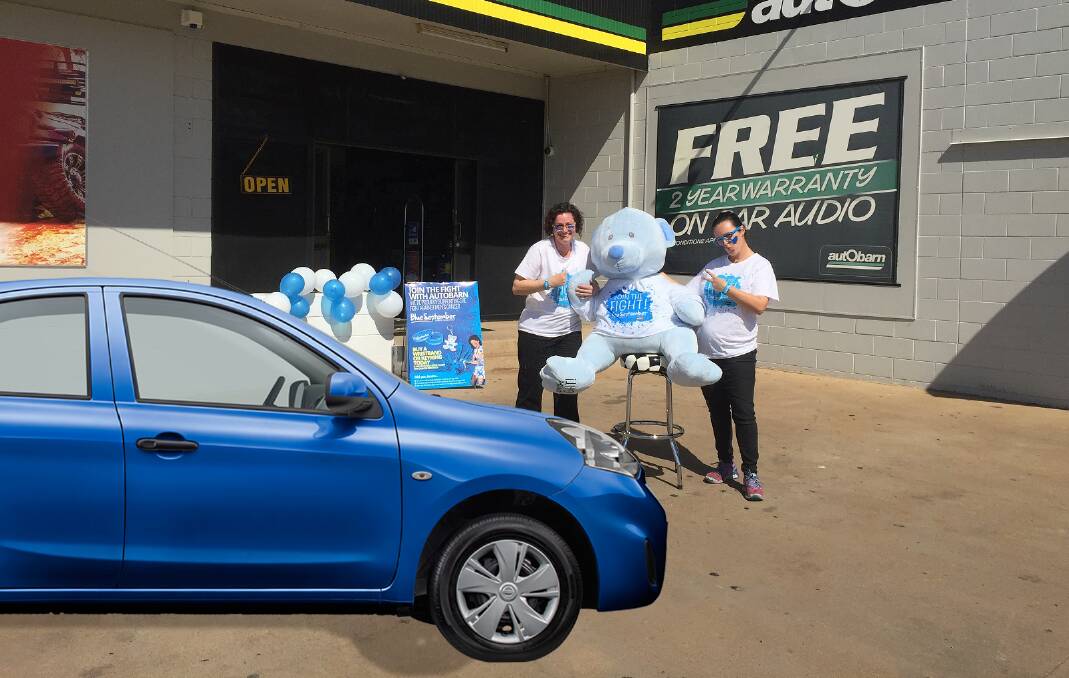  Autobarn Mount Isa supports Blue September Bluey the Bear car giveaway.