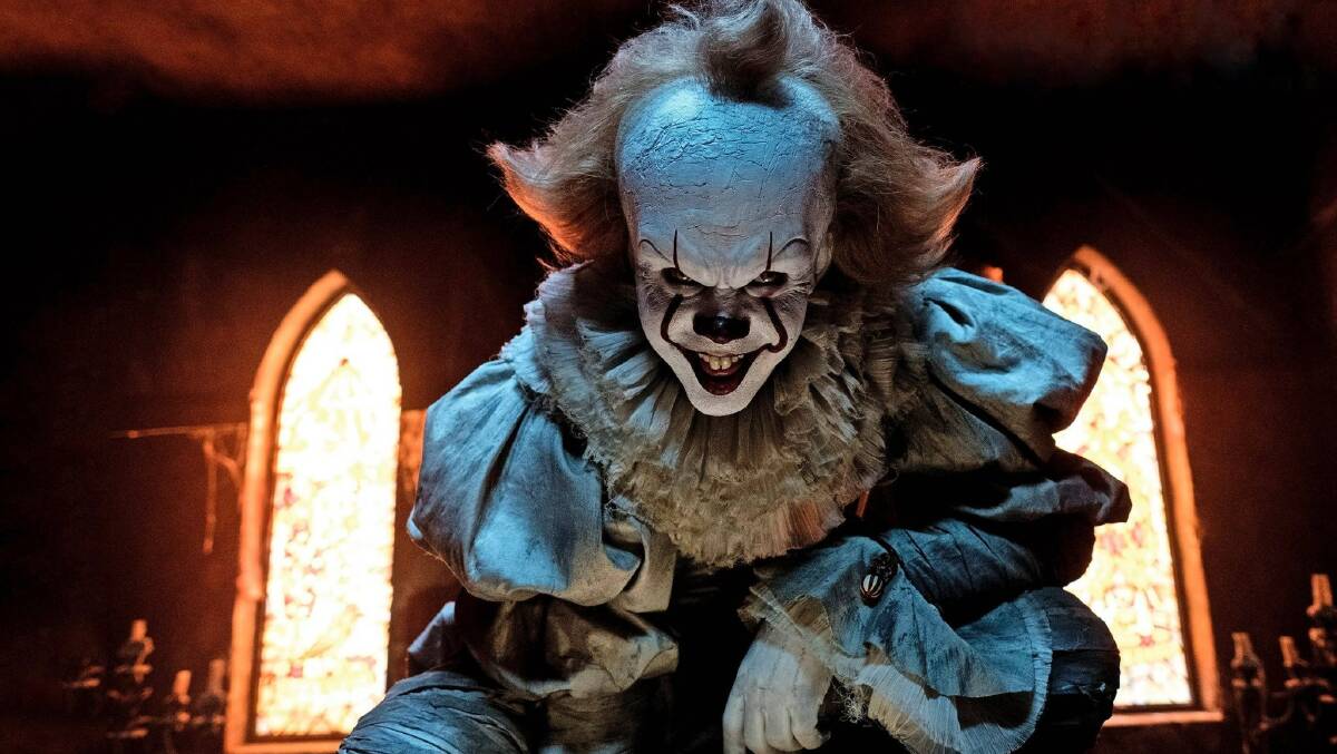 CLOWN PRINCE: Bill Skarsgard is up to no good as Pennywise in Stephen King's It now showing at Mount Isa Cinema. Photo: supplied.