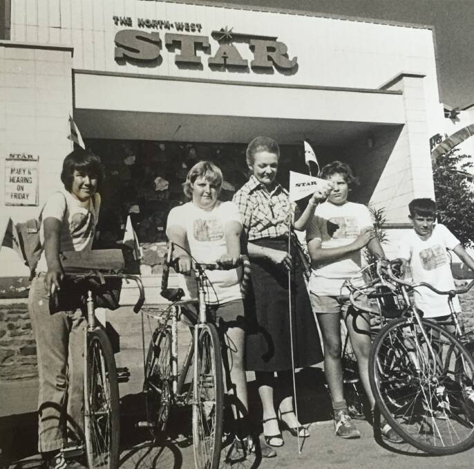 The North West Star promotes a safe cycling campaign in 1980.