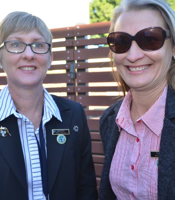 Crs Patsy-Ann Fox and Bethea Pattel of Richmond Shire Council.