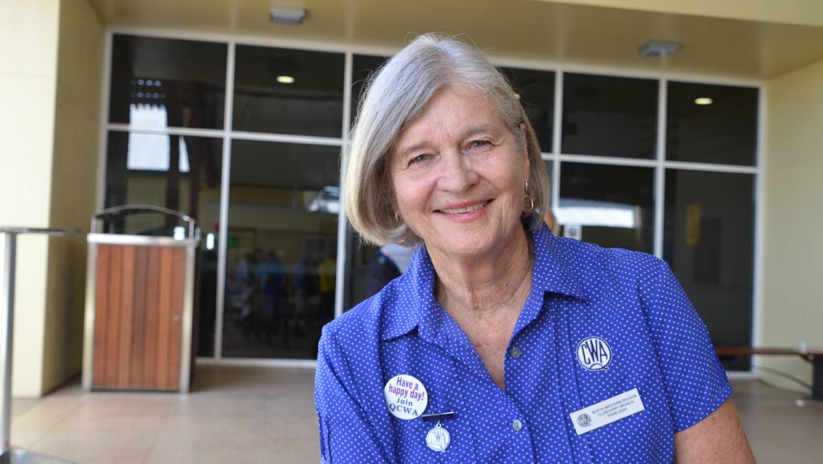 COUNTRY WOMEN: Divisional President Frances Gray has welcomed the QCWA conference to Cloncurry. Photo: Derek Barry