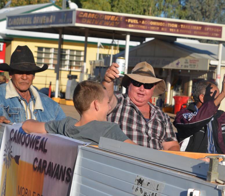 CHEERS MATEY: The street parade is always a highlight of the Camooweal Drovers Festival. The 21st festival will be on from August 25 to August 27.