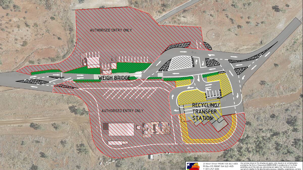 Traffic map of the facility.