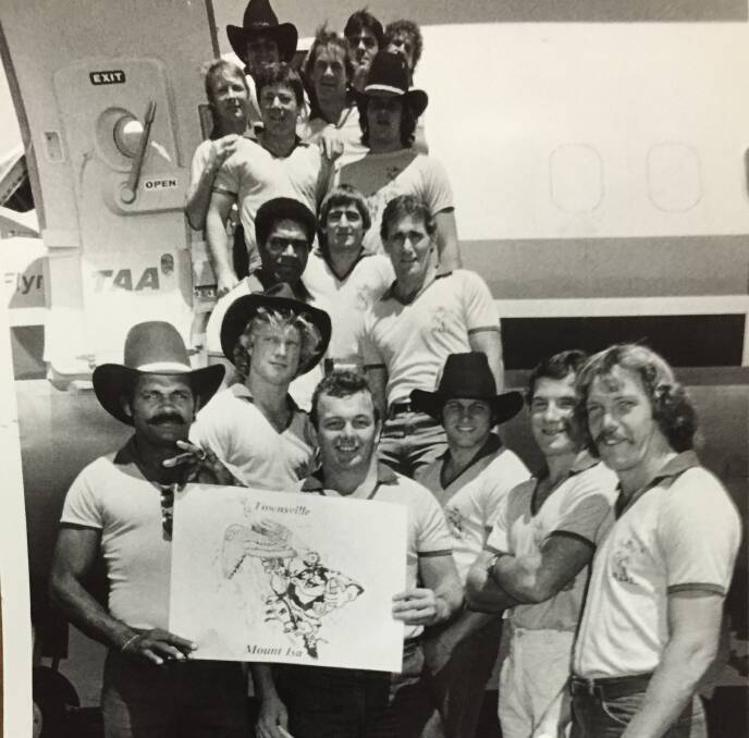 The Mount Isa team head off to Townsville for the 1983 Foley Shield which they won defeating hosts Townsville in the final.