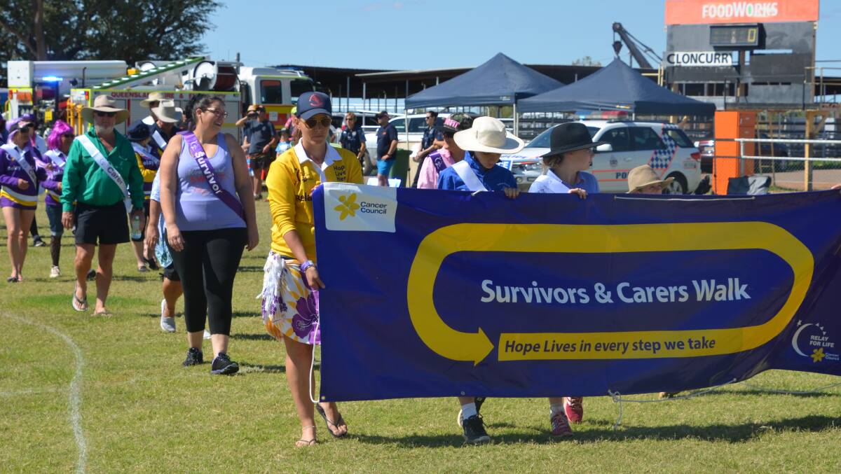 Flashback to last year's inaugural red Dirt Relay for Life in Cloncurry.