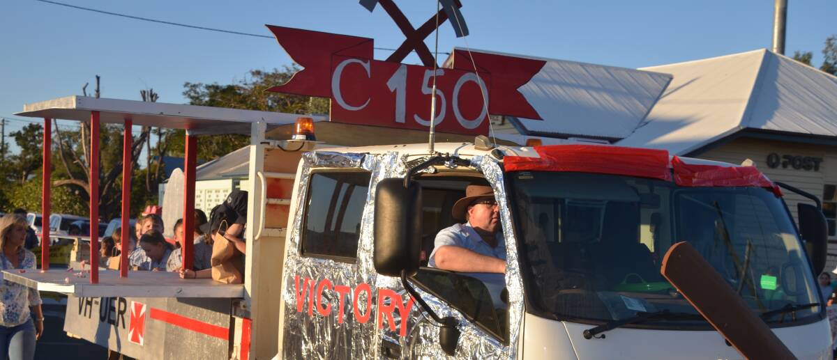 STREET LIFE: Cloncurry held a massive street parade to celebrate its history and mark its 150th birthday on Friday. Photos: Derek Barry