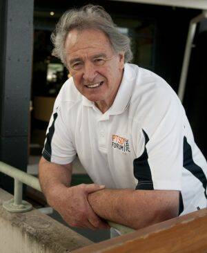 Jeff Thomson is one of the cricket legends in Mount Isa this week.