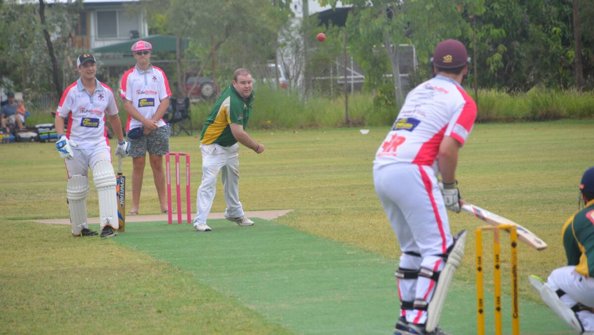 ALL ROUNDER: Lewis Read, seen here bowling, starred with bat and ball for the Bulls in the Bull& Moir Toyota T40 cricket. Photo: Derek Barry
