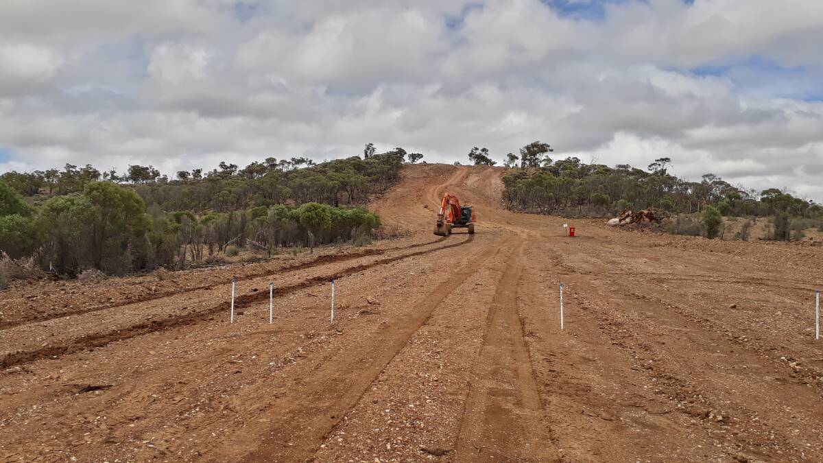 Access tracks are now being laid at Kennedy Energy Park near Hughenden as work ramps up.