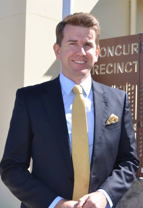 Jarrod Bleijie was keen to talk up the opposition's job policy in Cloncurry.