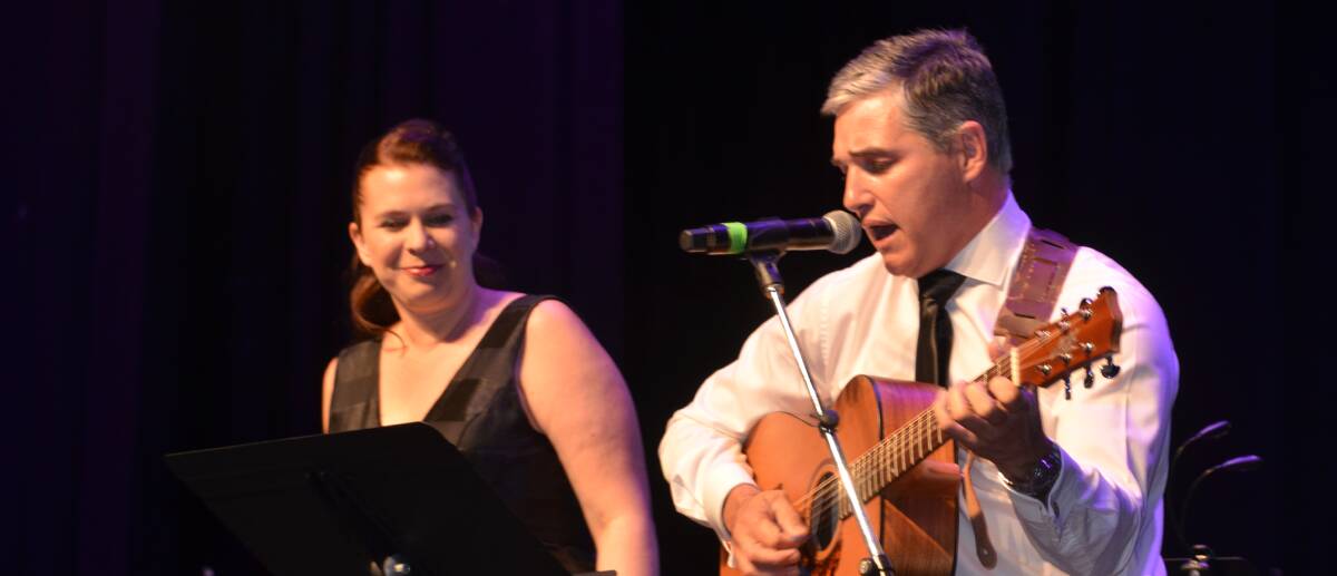 SNOWBALL JACKSON: Kate Hartley and Robbie Katter stole the show with a duet of Johnny Cash's classic song Jackson.