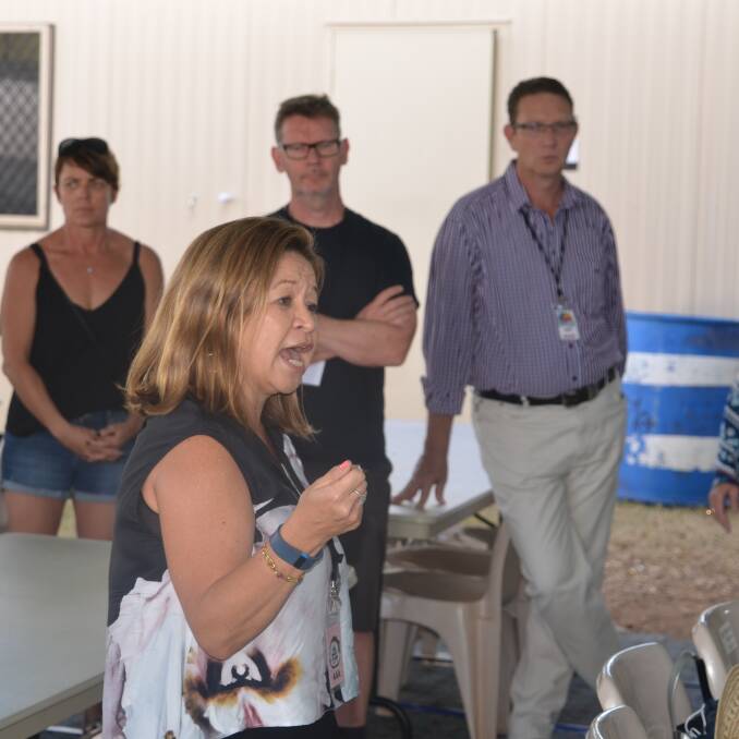 ABC managing director Michelle Guthrie speaks in Mount Isa ahead of One Night Stand.