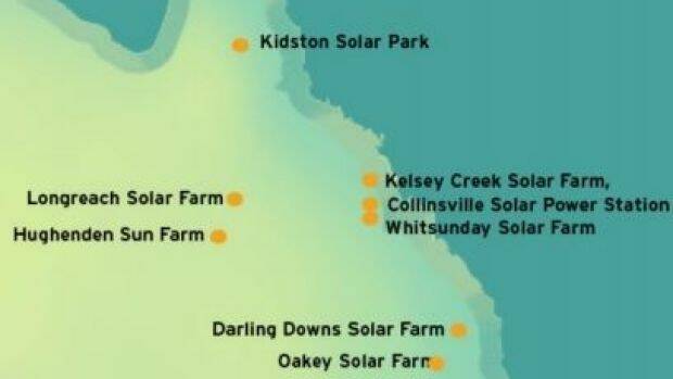 Queensland's new solar farms. Photo: ARENA