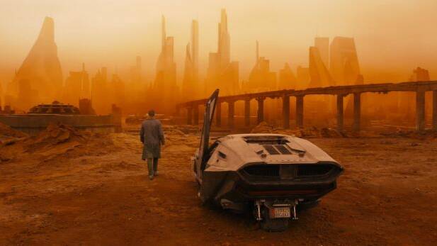 A dystopian vision in brown defines Blade Runner 2049.  Photo: Alcon Entertainment
