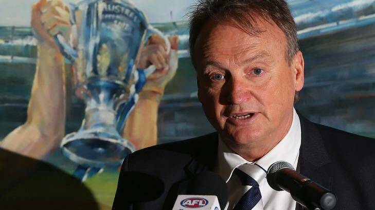 No thanks: Geelong Cats chief executive Brian Cook. Photo: Getty Images 