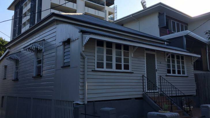 This Linton Street home at Kangaroo Point is another home to come under protection from Brisbane City Council.  Photo: Tony Moore