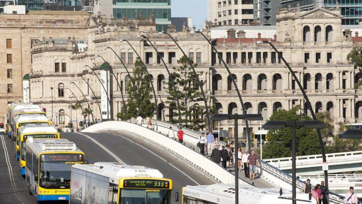 The future management of Brisbane's bus network has come under the spotlight. Photo: Harrison Saragossi