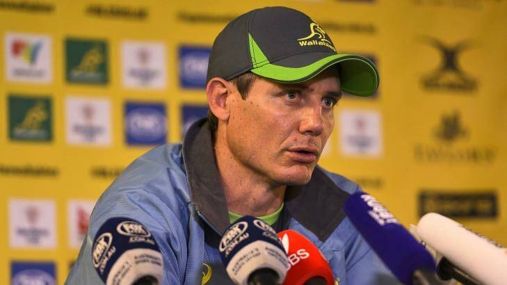 Full-time with the Wallabies: Next year will be Stephen Larkham's final Super Rugby campaign as Brumbies head coach. Photo: Brett Hemmings