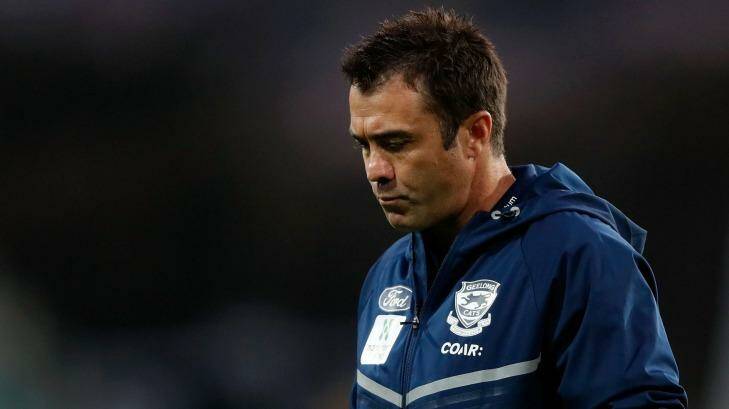 Kelly is negotiating a deal for premiership coach Chris Scott at Geelong and opposes any six-month payout clause. Photo: Adam Trafford/AFL Media