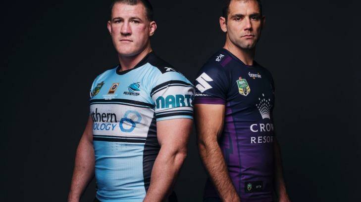 Guts and glory: Paul Gallen is chasing the kind of success that opposition skipper, Cameron Smith, has achieved with impressive regularity. Photo: James Brickwood