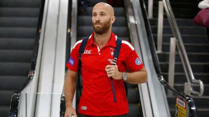 Out: Jarrad McVeigh will miss the clash due to injury. Photo: Michael Willson/AFL Media