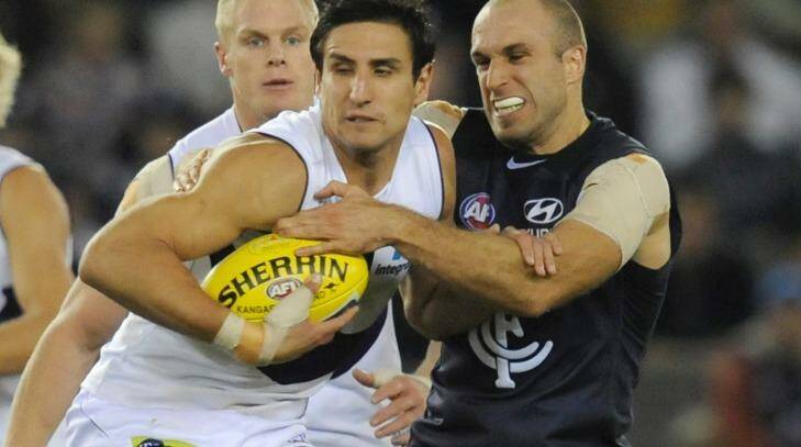 In the lead-up to the 2001 draft, Chris Judd thought he and Matthew Pavlich might have become teammates. Photo: Sebastian Costanzo