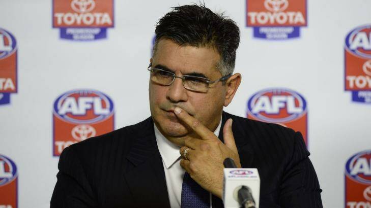 Clubs feel they have had to carry the burden of backroom costs mandated by former chief Andrew Demetriou. Photo: Penny Stephens 