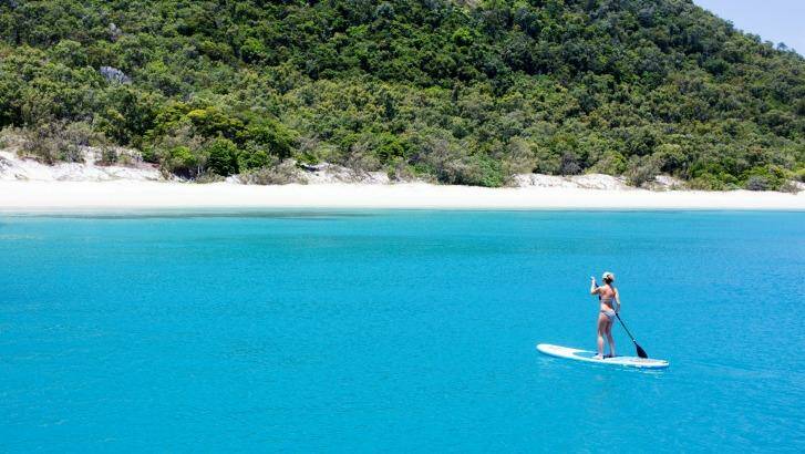 Stand-up paddleboarding, Qualia. Photo: Supplied