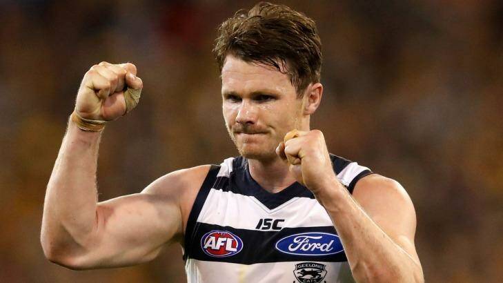 Patrick Dangerfield has been Geelong's prime mover since his arrival. Photo: AFL Media/Getty Images